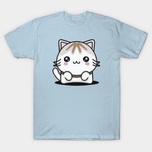 kawaii cat carton T-Shirt